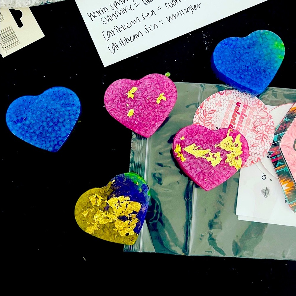 Heart vent clip car freshie